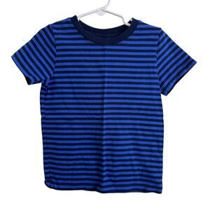 Cat & Jack Blue Striped Short Sleeve T Shirt Size 3T